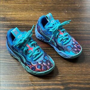 Puma X Lamelo Heem Kids basketball Sneakers - ultra blue-pink luminous